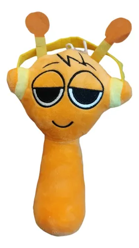 Peluche Sprunki Bordado Naranja
