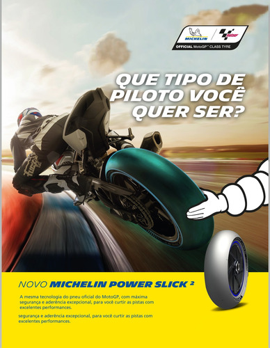 Pneu 120/70 Zr17 Power Slick 2 Michelin