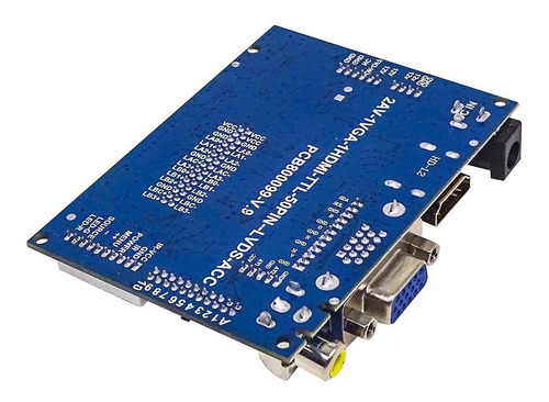 Placa Controladora Lcd/ttl - 30res. Hdmi/vga + Teclado/flat