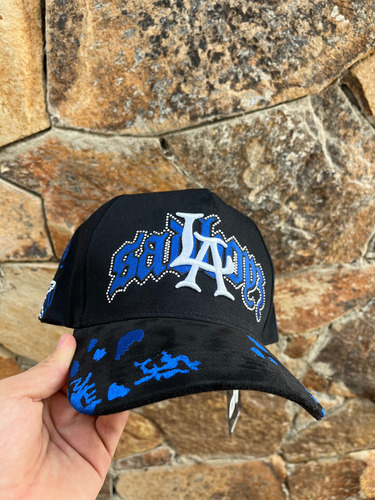 Gorra Dandy Hats G5 Azul Ajustable Gamuza