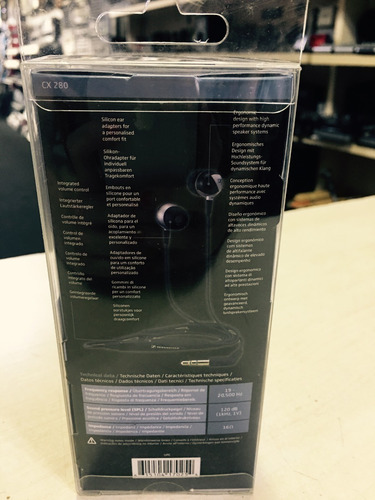 Fone Sennheiser Cx 280 In-ear - Loja Jarbas Instrum.