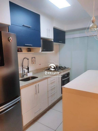 Apartamento Com 2 Dormitórios À Venda, 60 M² Por R$ 477.000,00 - Vila Alzira - Santo André/sp - Ap15831