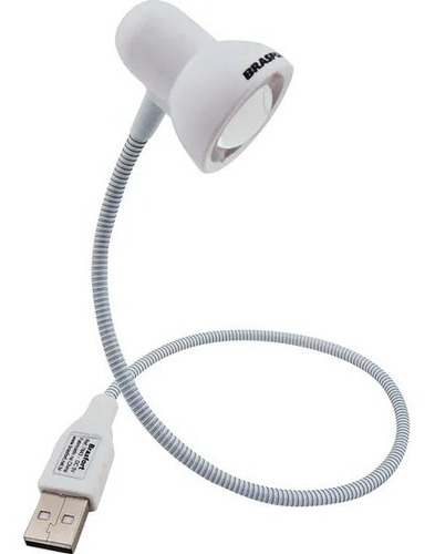 Luminaria De Led Usb Ref 7843 Brasfort Ideal Para Notebooks