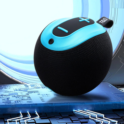 Moreka-623 Altavoz Portátil Subwoofer Inalámbrico Bluetooth 5.0 Estéreo, Tf, Resistente Al Agua, Calidad De Sonido Impactante, Color Azul