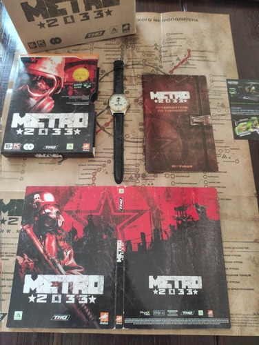Metro 2033 Big Box Pc Versão Russa Raridade (Usado)
