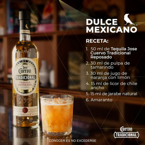 Caja De 12 Tequila José Cuervo Tradicional Reposado 695 Ml