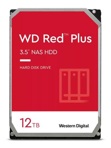 Disco Duro Western Digital Red Plus 12tb Sata6.0gb/s