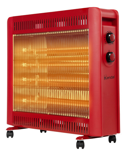 Calefactor Estufa Cuarzo Kendal Kc 220 Color Rojo