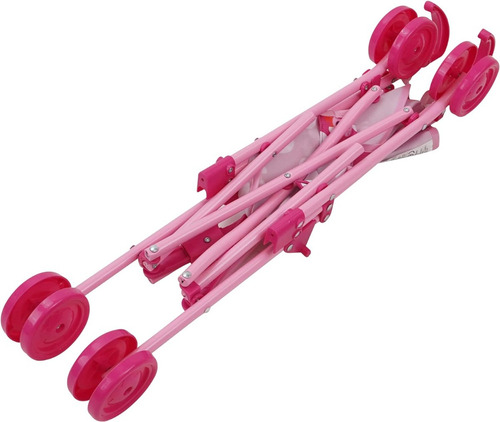 Carriola Para Muñeca De Plastico Plegable Juguete Niñas Color Multicolor