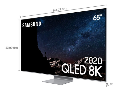 Imagem 4 de 12 de Samsung Smart Tv Qled 8k Q800t 65 , Processador Com Ia