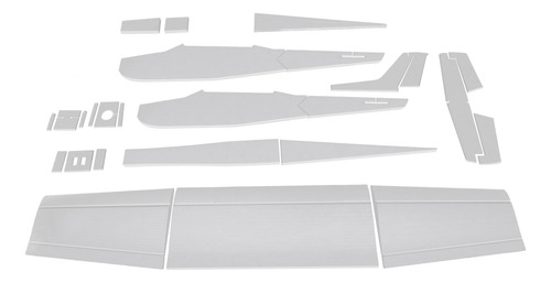 Kit Aero Cessna 182 Para Montar + 4 Servos 9g