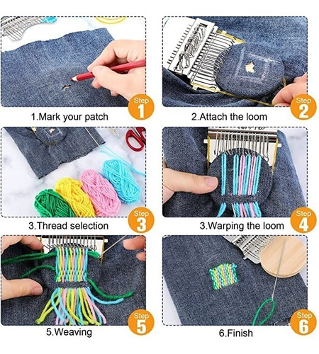 Mini Loom Speedweve Type Weave Herramienta Para Zurcir.