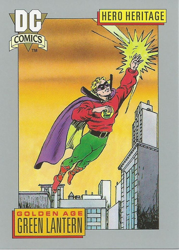 Barajita Linterna Verde Dc Comics 1991 #7 Hero Heritage Gold