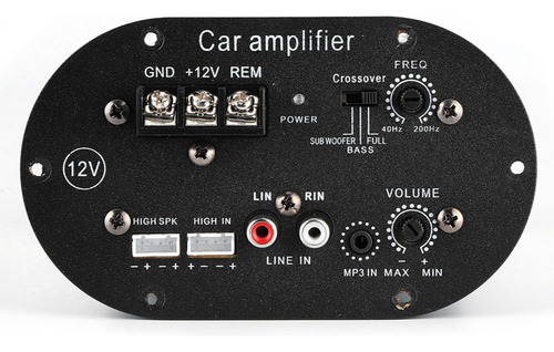 Tablero Amplificador De Audio Para Automóvil Subwoofer De Gr