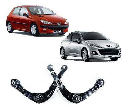 Par Bandejas Esquerdo Direito  Peugeot 206 207 Todos Os Anos