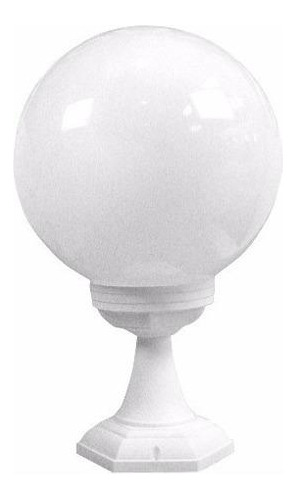 Farol Blanco Tipo Globo Para Muro H Y T