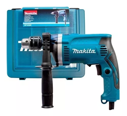 Taladro percutor atornillador eléctrico de 10mm Makita HP0300 con caja de  cartón 50Hzx60Hz