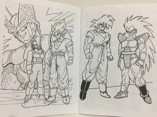 LIVRO DE COLORIR DRAGON BALL Z: Presente perfeito para os fãs de DRAGON BALL  Z, com mais de 90 imagens impecáveis e ilustrações de alta qualidade dos  personagens para colorir. by 