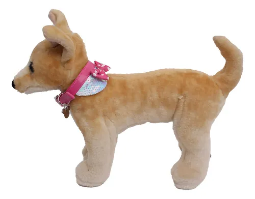 Collar Ajustable Perro Chico Pequeño Minnie Mouse Color Rosa