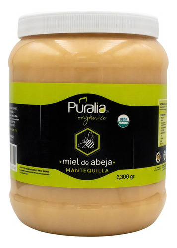 Puralia Orgánica miel mantequilla tarro 2300g