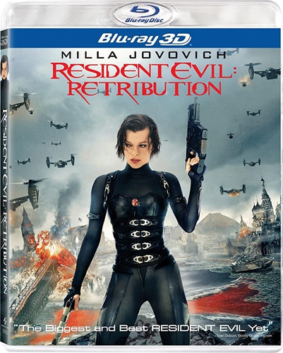 Resident Evil Retribution 3d Blu-ray Original Nuevo Sellado