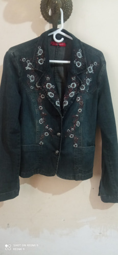 Bella Chaqueta De Jean Talla M