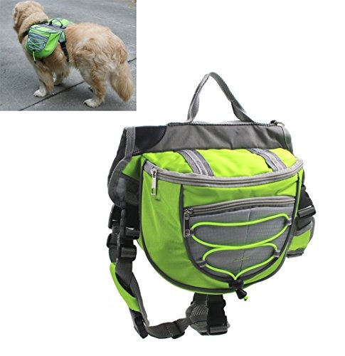 Xiaoyu Perro Mochila Arnés Ajustable De Bolsa Para Sillín