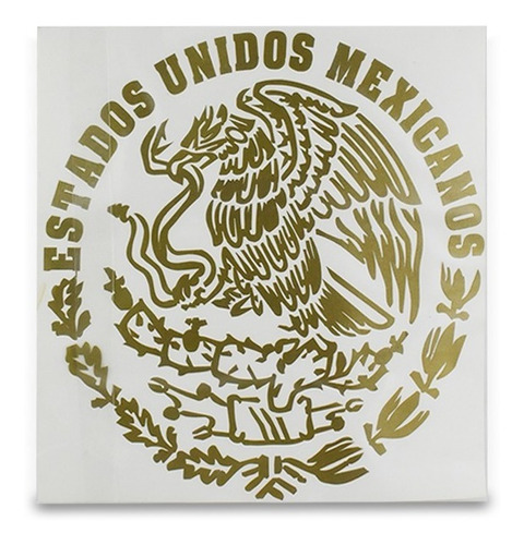 Calcomanía Sticker Escudo Nacional Mexicano 20x20 Cm