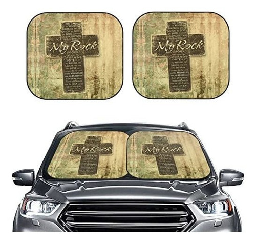 Parasol Carro, Teery-yy Christian Bible Verse The Lord Is My