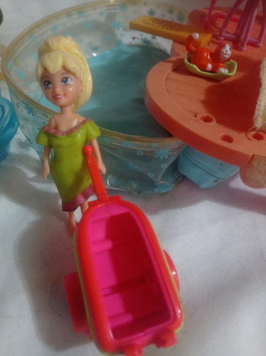 Bonecas Polly Pocket E Suas Piscinas (Usado)
