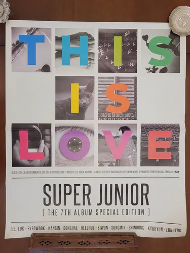 Super Junior Album Del Super Show 5 Y 6 + Poster Til Estándar (Usado)