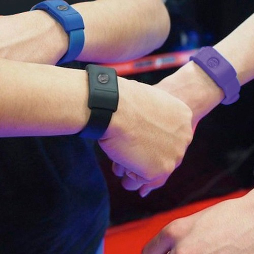 Imagen 6 de 7 de Pulseras Sound Moovz Color Negro Para Bailar 66005