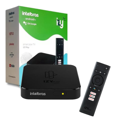 Smart Box Android Tv Izy Play Full Hd Intelbras