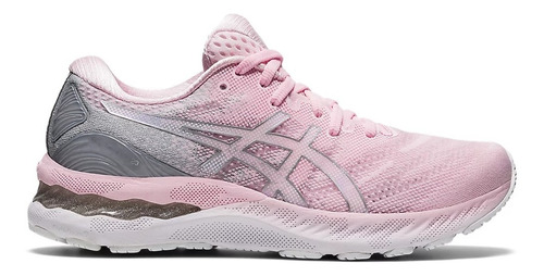 Tenis Asics Gel Nimbus 23 Dama Pink Salt Pure Silver