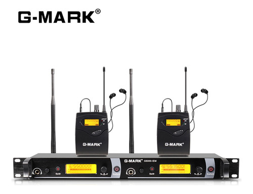 Monitores De Estudio G-mark G5000 Uhf Se Puede Seleccionar