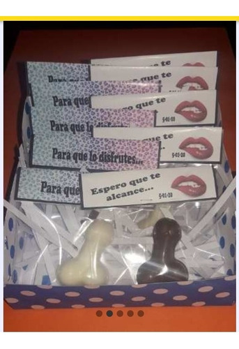 Souvenir Adulto Hot Erotico Despedida Penes Cola Chocolate