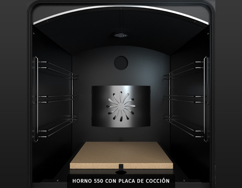 Imagen 7 de 10 de Cocina Luxor Gas Gourmet 550 Multigas 4 Hornallas Acero Inox
