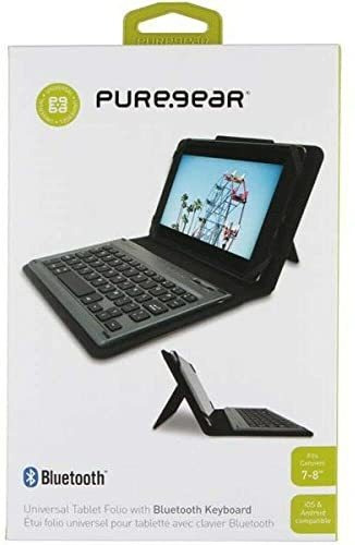 Funda Tablet 7  - 8  Con Teclado Bluetooth - Negro.
