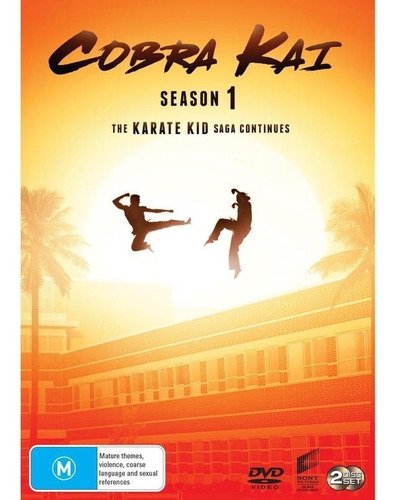 Cobra Kai - Temporada 1 Dvd Doble Nuevo Importado