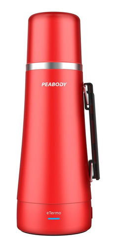 Imagen 2 de 6 de Termo Peabody Pe-eta1001r E_termo Rojo Mate/bombilla P2