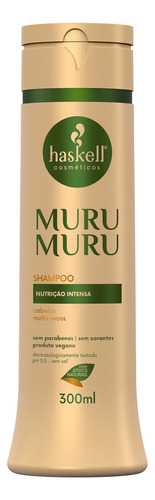 Kit Shampoo E Condicionador Haskell Murumuru 300ml + Brinde