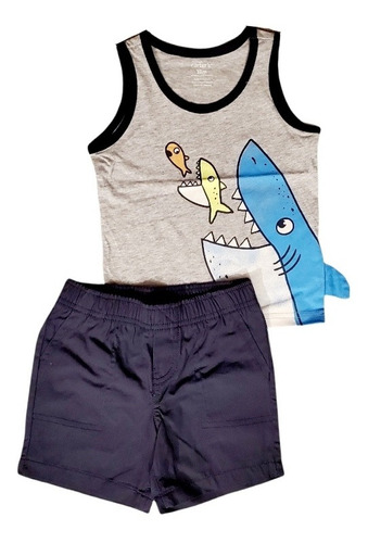 Conjunto Short Y Polera Para Bebés Y Niños. Carter's