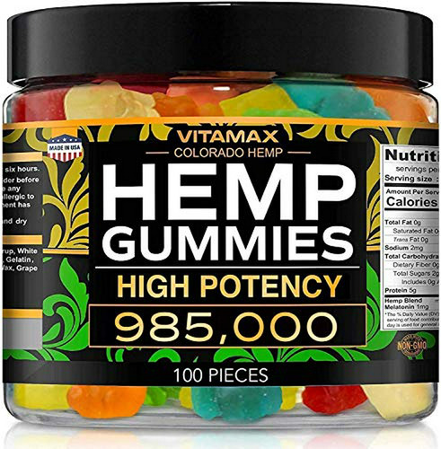 Hemp Gummies - 985,000 - Peace & Relaxation - Natural Tasty 