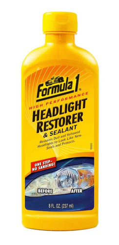 Limpiador Restaurador De Faros Formula 1 8 Oz.