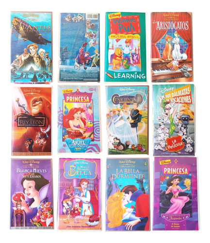 Películas Vhs Variadas De Disney