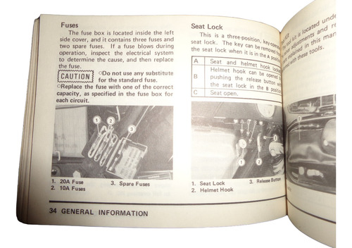 Kawasaki Kz 440 1980 Libro Manual Original (Usado)