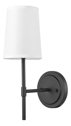 Globe Electric 51859 Apliques De Pared De 1 Luz, Negro Mate,