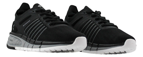 Tenis Running Hombre Charly 1086047w Sport Ligeros Negros