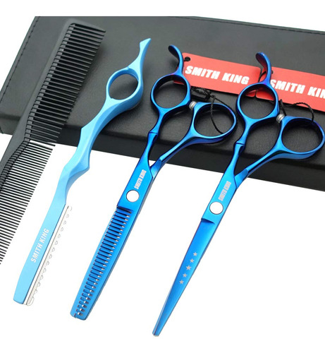 Set De Tijeras Para Adelgazar El Cabello Smithking 6.0 Profe