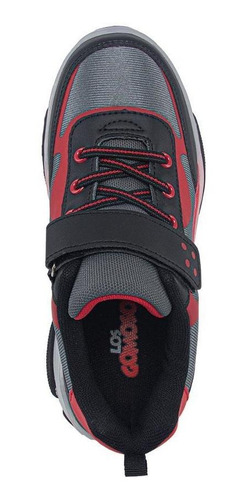Imagen 6 de 8 de Tenis Patines Con Luces Rissman Negro Para Niño Los Gomosos